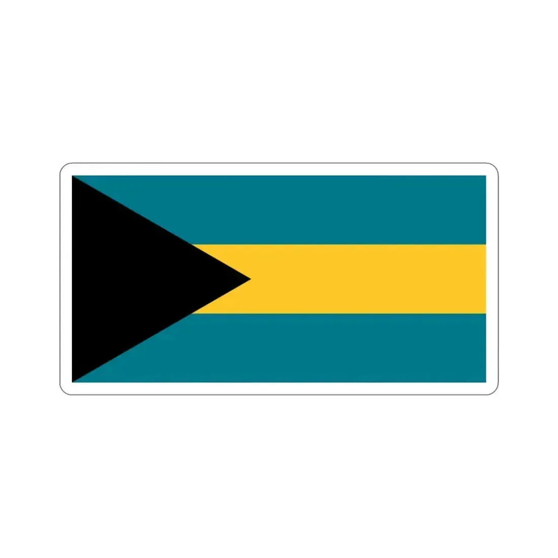 Flag of the Bahamas STICKER Vinyl Die-Cut Decal 3 Inch - The Sticker Space