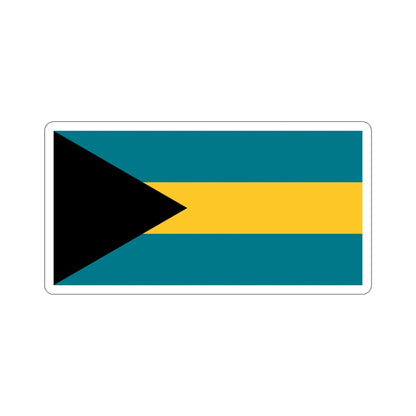 Flag of the Bahamas STICKER Vinyl Die-Cut Decal-4 Inch-The Sticker Space