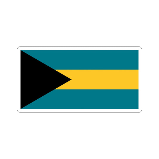 Flag of the Bahamas STICKER Vinyl Die-Cut Decal-6 Inch-The Sticker Space