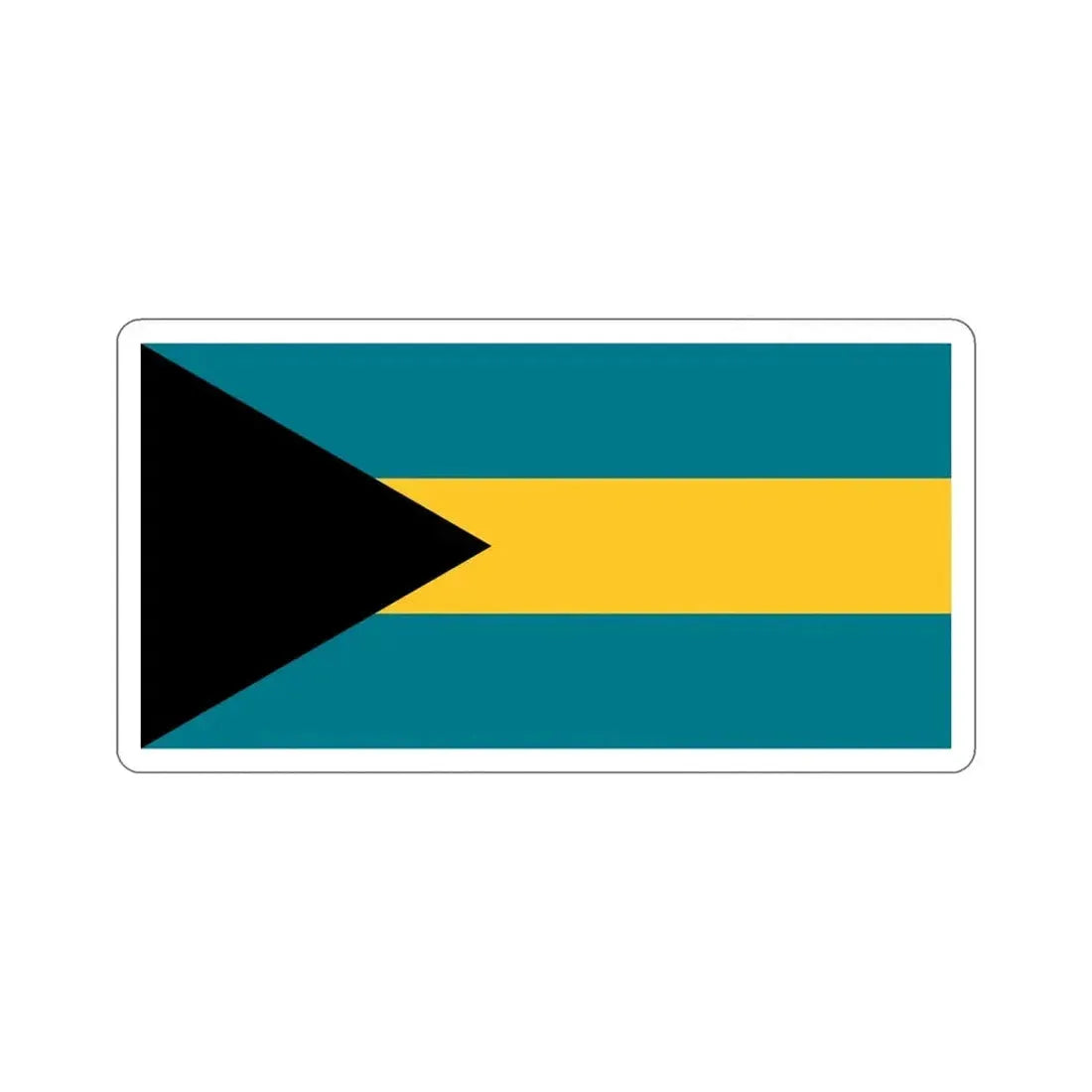 Flag of the Bahamas STICKER Vinyl Die-Cut Decal - The Sticker Space