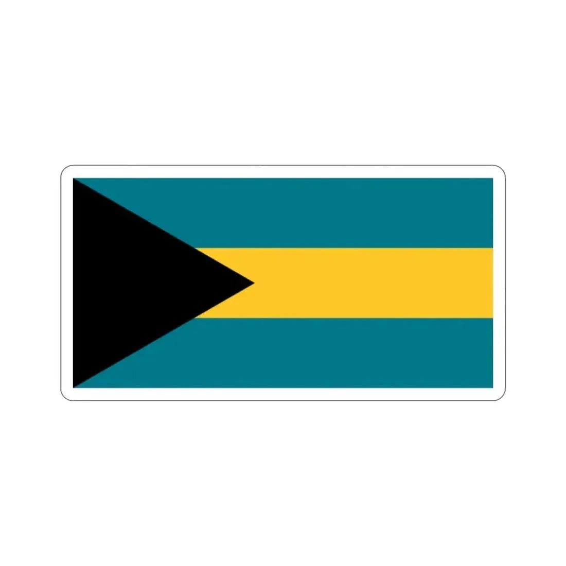 Flag of the Bahamas STICKER Vinyl Die-Cut Decal - The Sticker Space