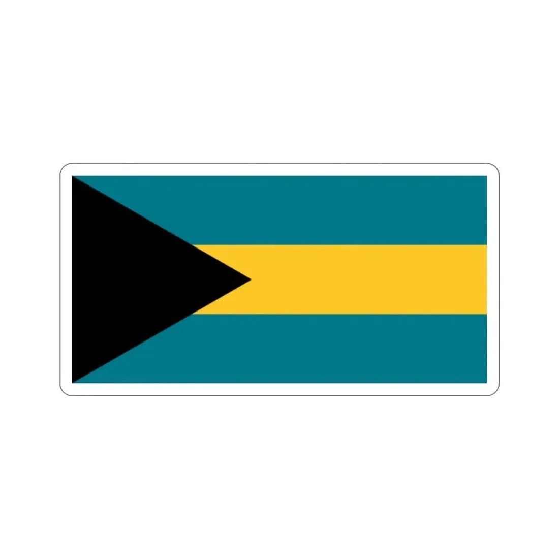 Flag of the Bahamas STICKER Vinyl Die-Cut Decal - The Sticker Space