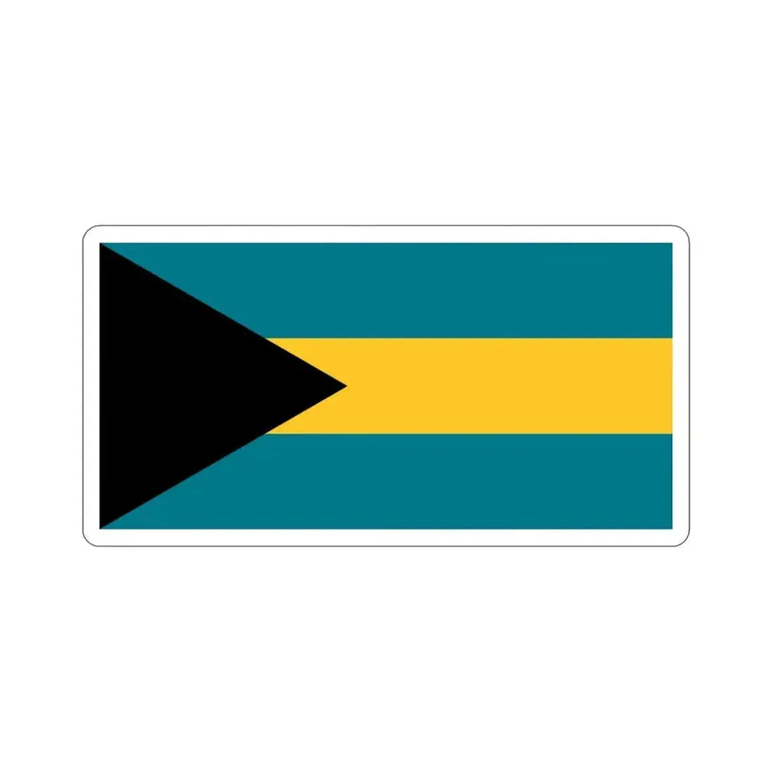 Flag of the Bahamas STICKER Vinyl Die-Cut Decal - The Sticker Space