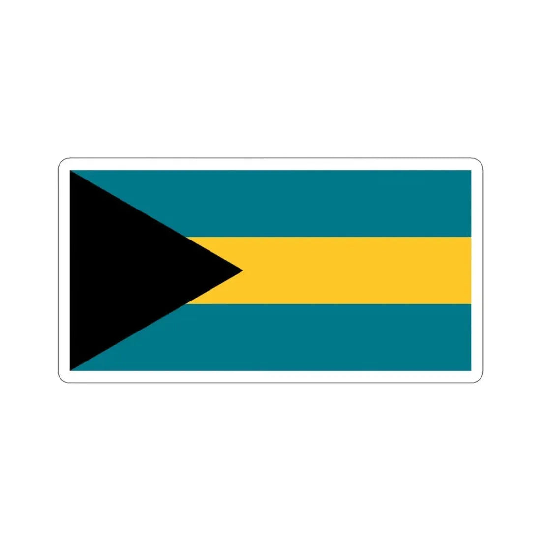 Flag of the Bahamas STICKER Vinyl Die-Cut Decal - The Sticker Space