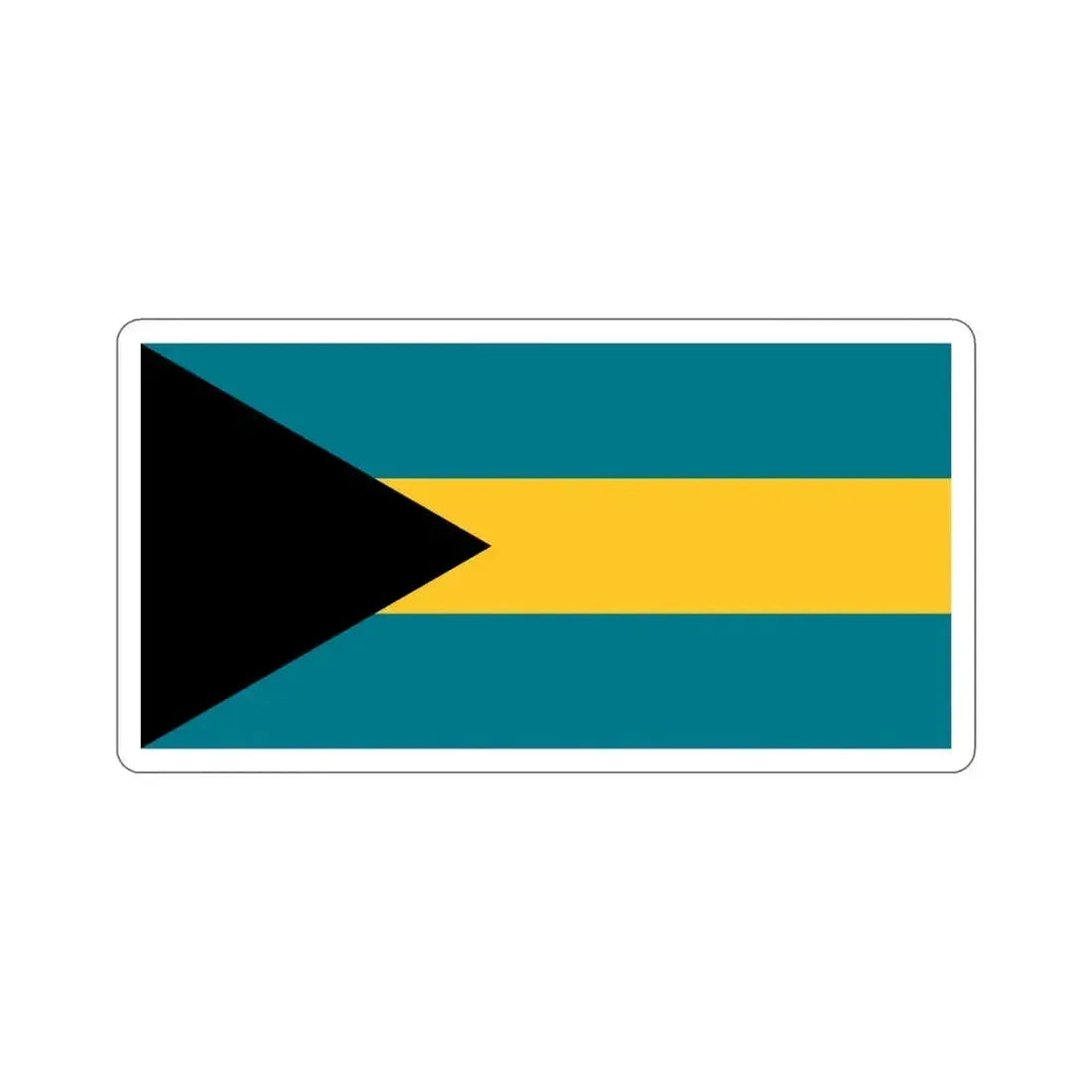 Flag of the Bahamas STICKER Vinyl Die-Cut Decal - The Sticker Space