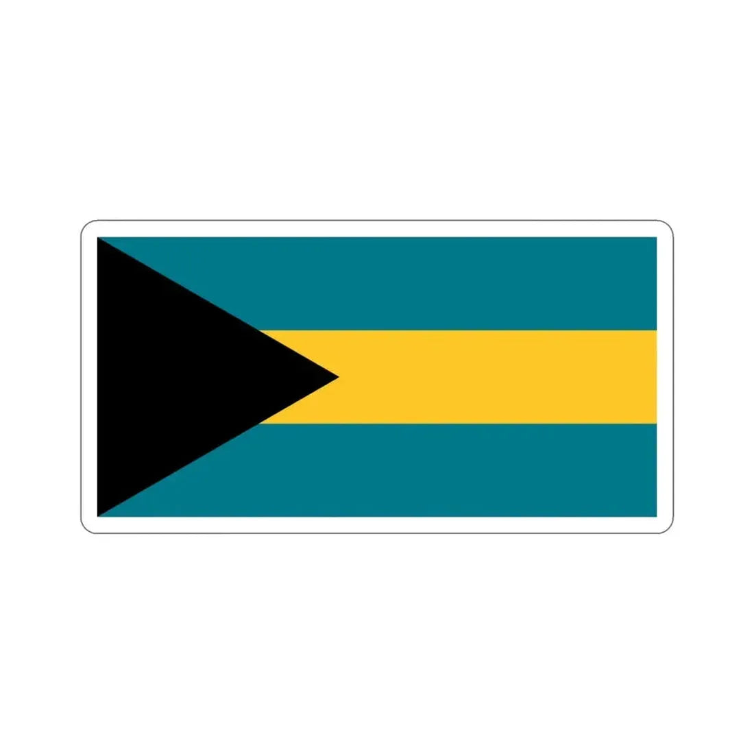Flag of the Bahamas STICKER Vinyl Die-Cut Decal - The Sticker Space
