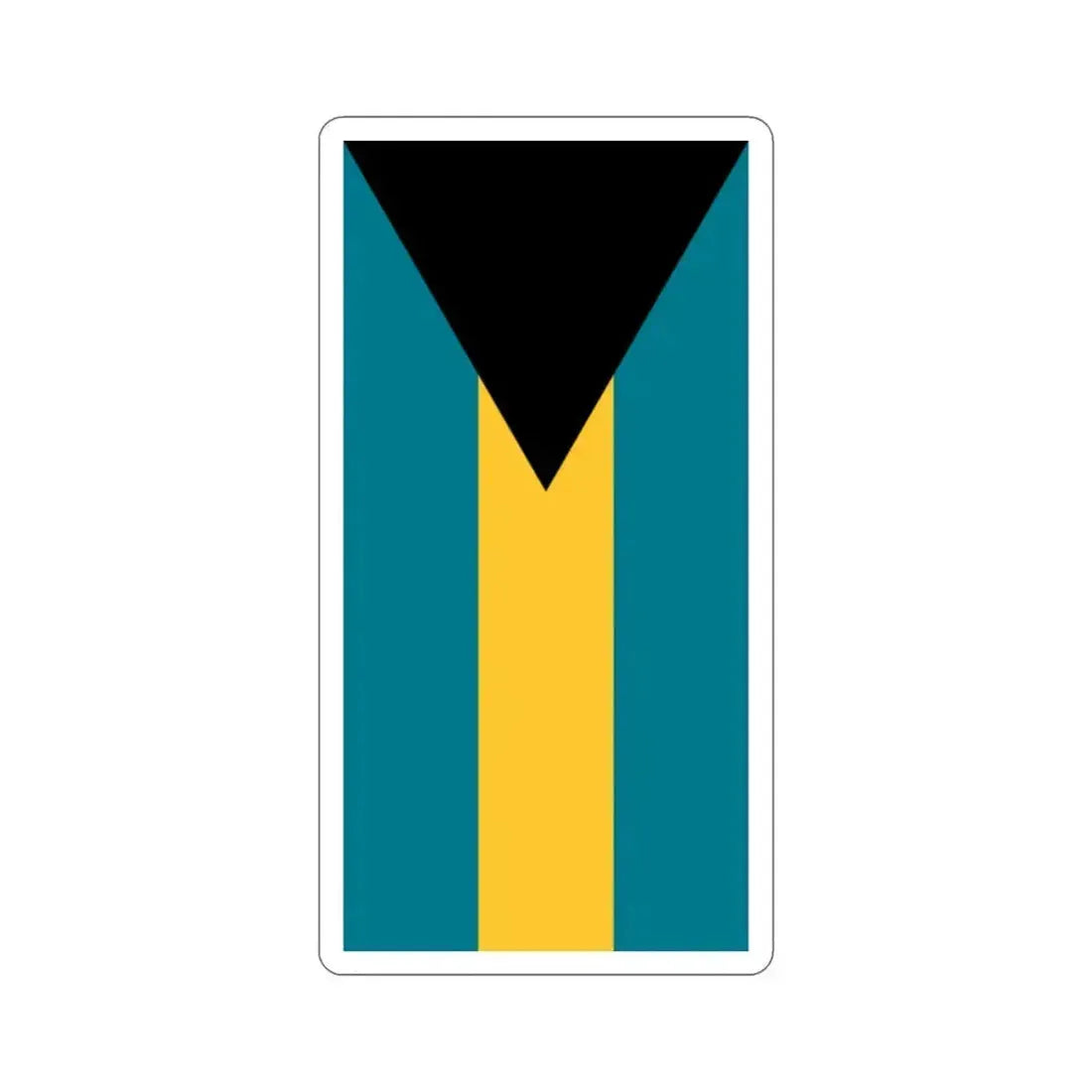 Flag of the Bahamas (Vertical) STICKER Vinyl Die-Cut Decal 2 Inch - The Sticker Space