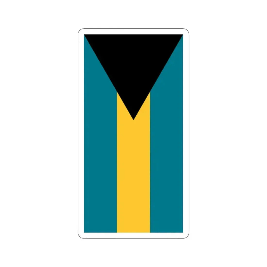 Flag of the Bahamas (Vertical) STICKER Vinyl Die-Cut Decal 2 Inch - The Sticker Space