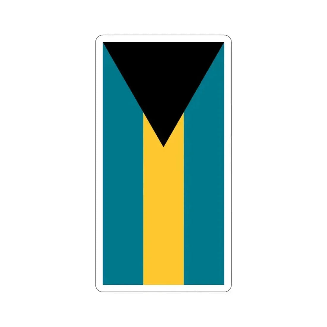 Flag of the Bahamas (Vertical) STICKER Vinyl Die-Cut Decal 3 Inch - The Sticker Space
