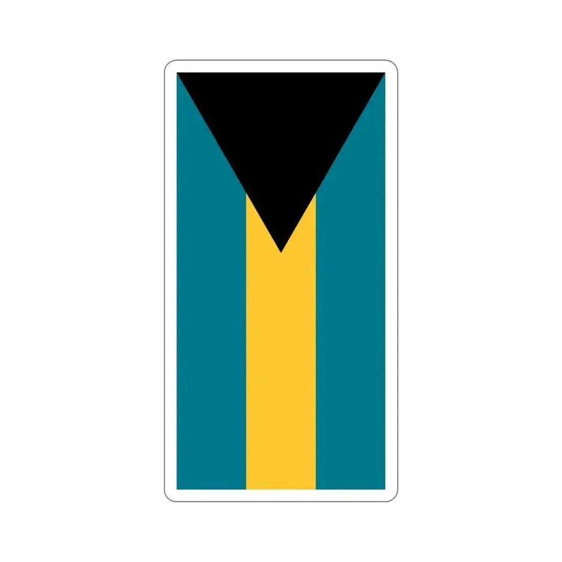 Flag of the Bahamas (Vertical) STICKER Vinyl Die-Cut Decal 5 Inch - The Sticker Space