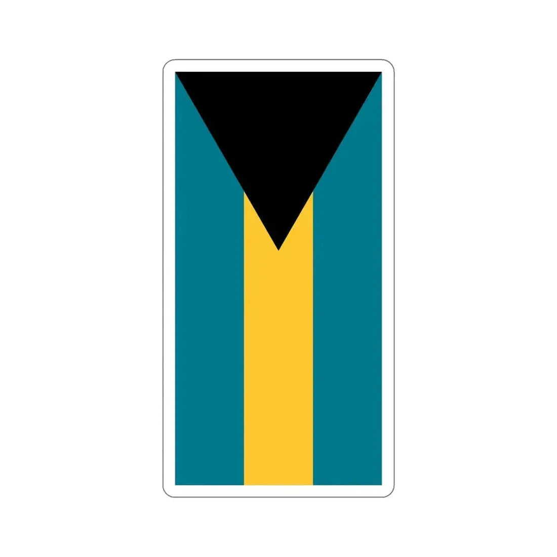 Flag of the Bahamas (Vertical) STICKER Vinyl Die-Cut Decal - The Sticker Space