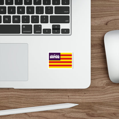 Flag of the Balearic Islands Spain STICKER Vinyl Die-Cut Decal-The Sticker Space