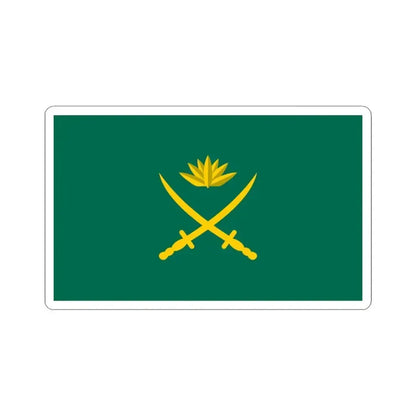 Flag of the Bangladesh Army (Bangladesh) STICKER Vinyl Kiss-Cut Decal 3 Inch White - The Sticker Space