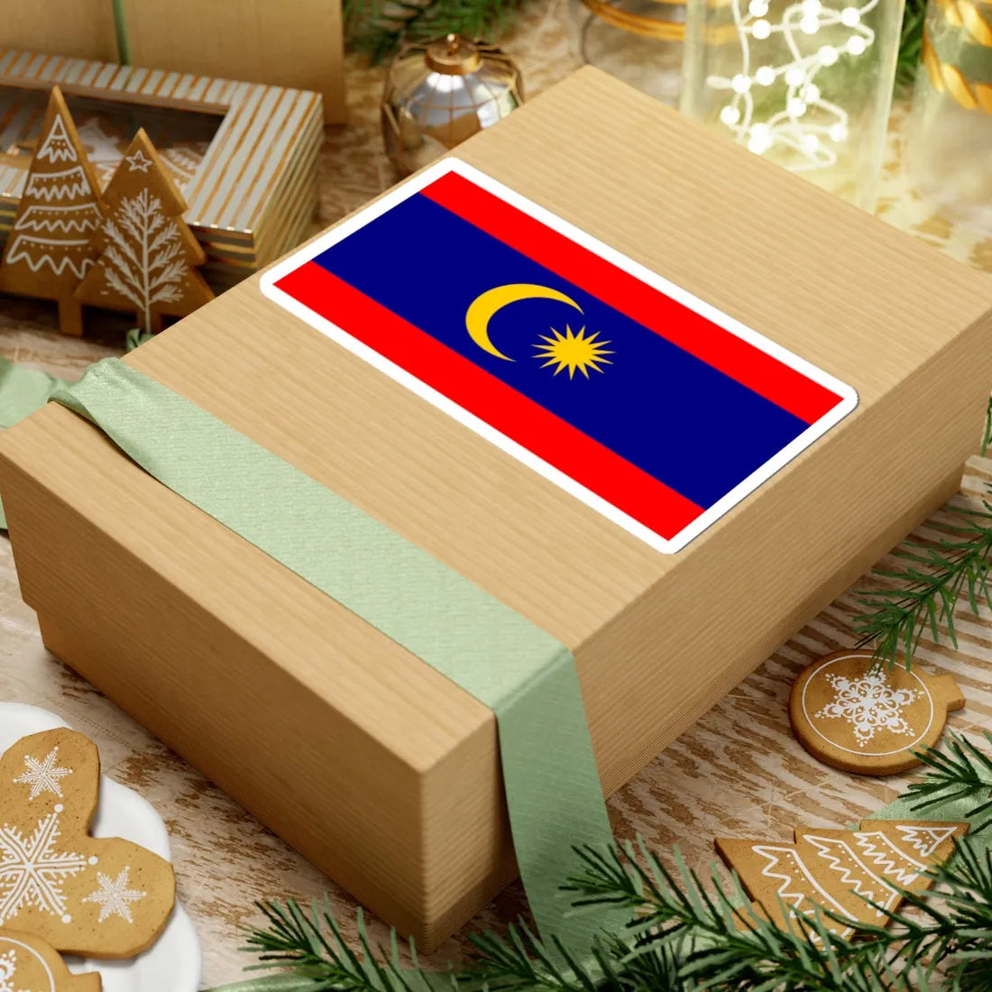 Flag of the Barisan Revolusi Nasional Koordinasi (Thailand) STICKER Vinyl Kiss-Cut Decal - The Sticker Space