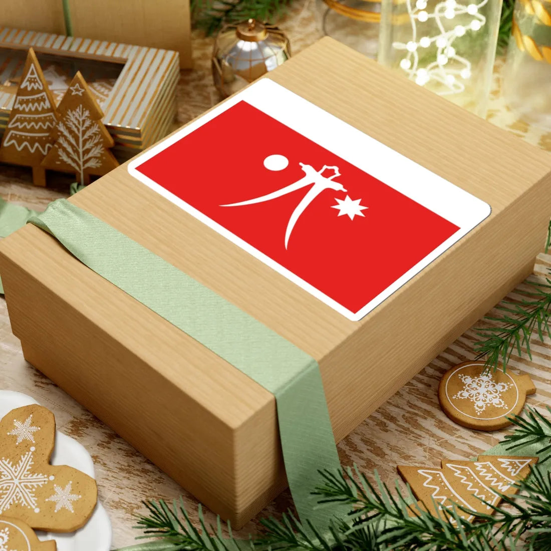 Flag of the Batak People (Indonesia) STICKER Vinyl Kiss-Cut Decal - The Sticker Space