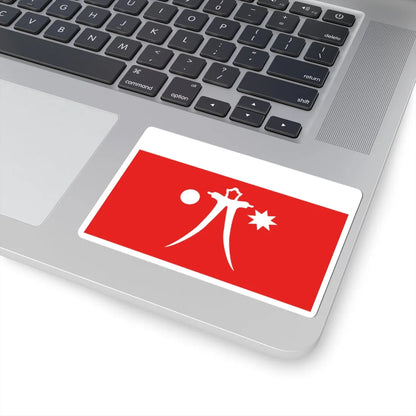 Flag of the Batak People (Indonesia) STICKER Vinyl Kiss-Cut Decal - The Sticker Space