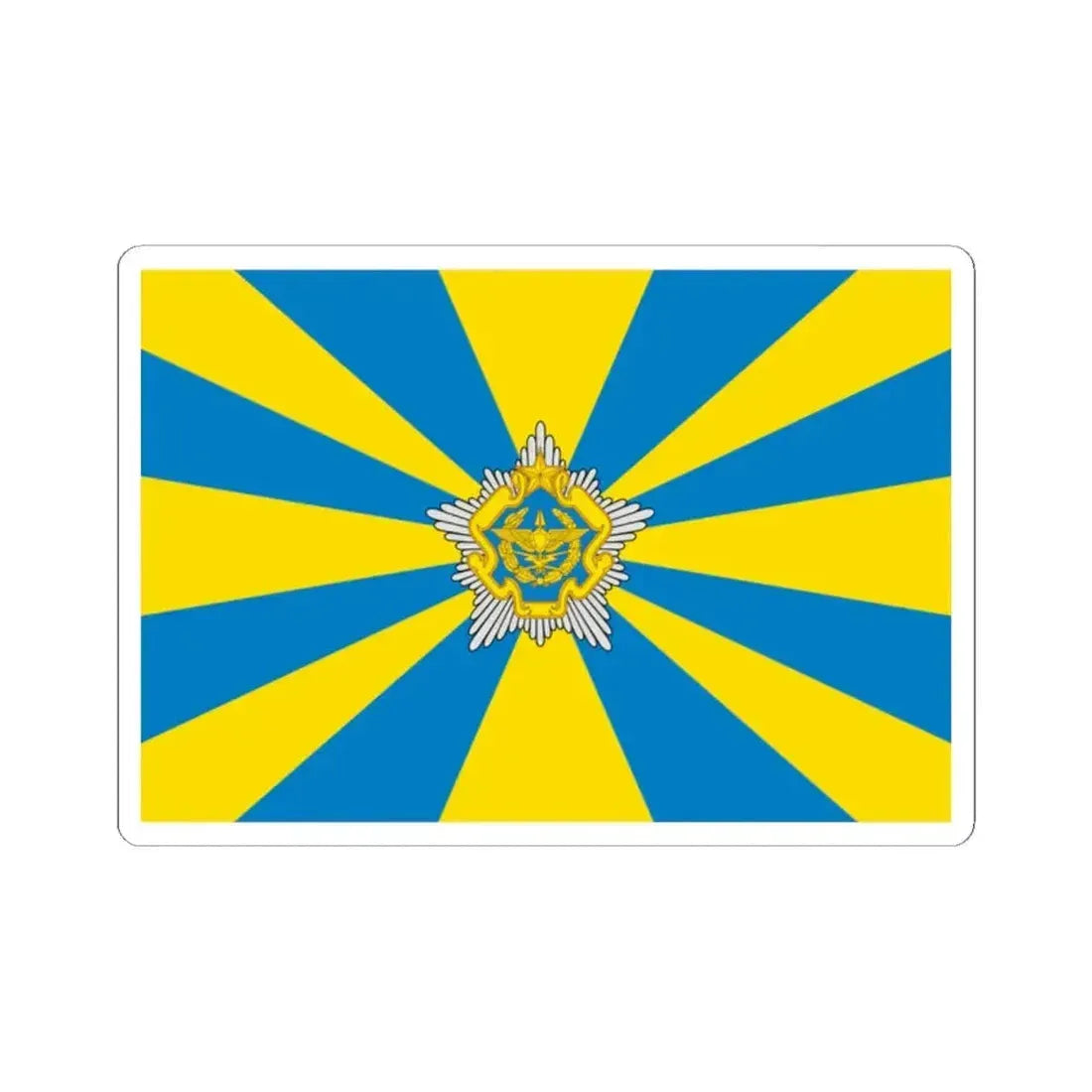 Flag of the Belarusian Air Force (Belarus) STICKER Vinyl Kiss-Cut Decal 2 Inch White - The Sticker Space