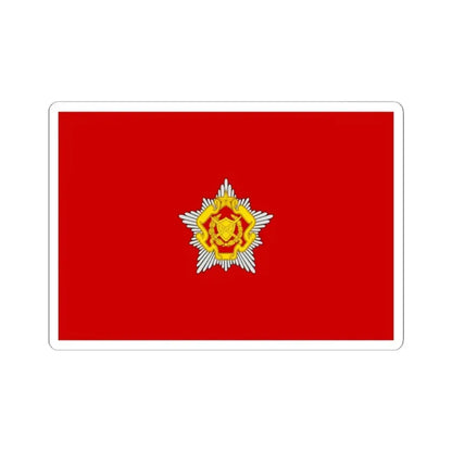 Flag of the Belarusian Land Forces (Belarus) STICKER Vinyl Kiss-Cut Decal 2 Inch White - The Sticker Space