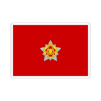 Flag of the Belarusian Land Forces (Belarus) STICKER Vinyl Kiss-Cut Decal 6 Inch White - The Sticker Space