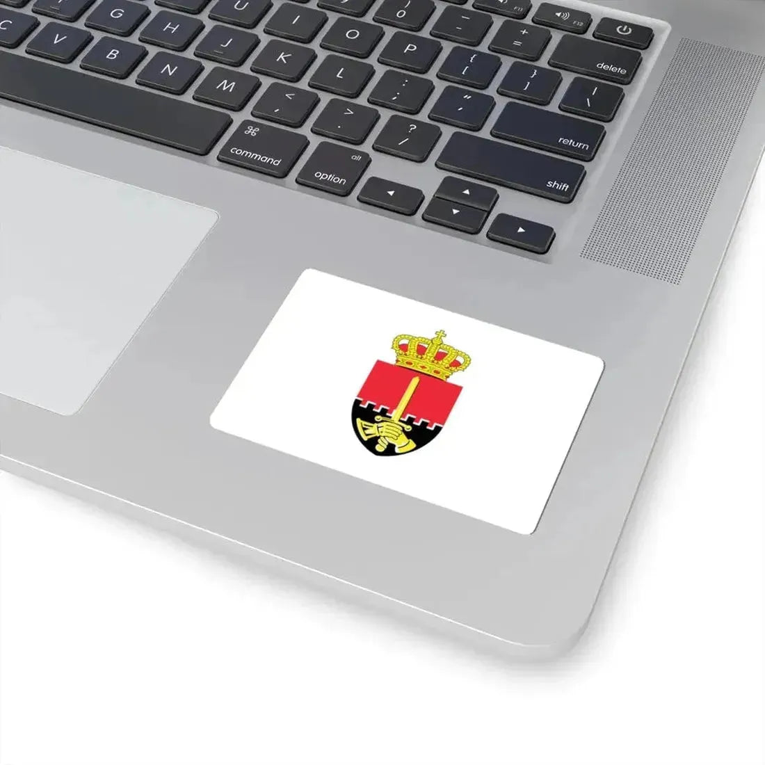 Flag of the Belgian Land Component (Belgium) STICKER Vinyl Kiss-Cut Decal - The Sticker Space