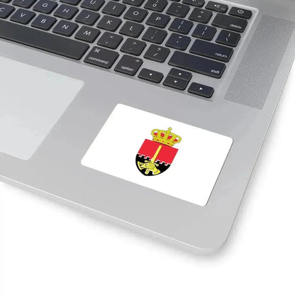 Flag of the Belgian Land Component (Belgium) STICKER Vinyl Kiss-Cut Decal - The Sticker Space