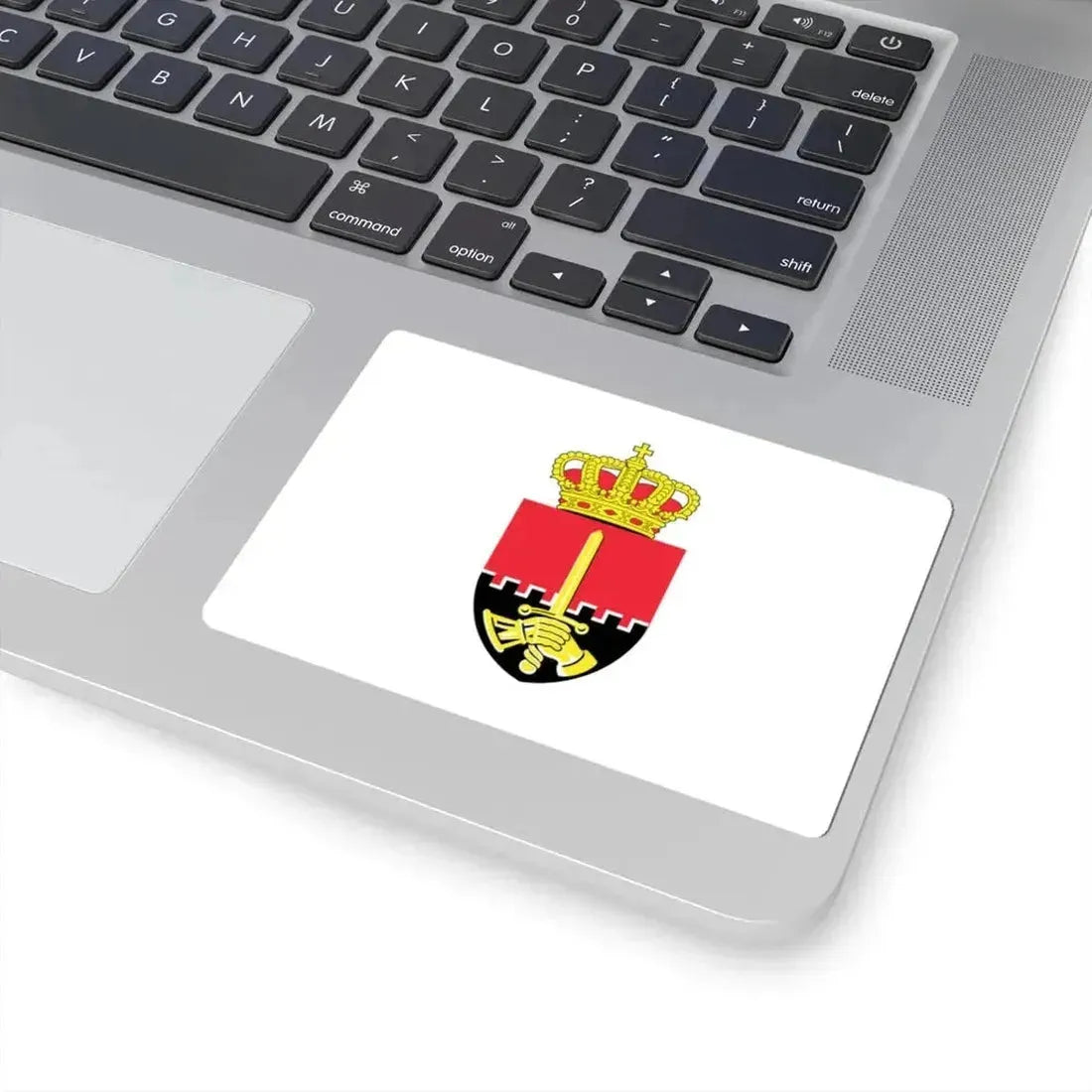 Flag of the Belgian Land Component (Belgium) STICKER Vinyl Kiss-Cut Decal - The Sticker Space