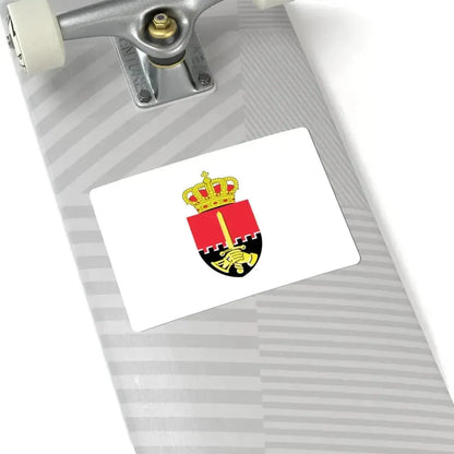 Flag of the Belgian Land Component (Belgium) STICKER Vinyl Kiss-Cut Decal - The Sticker Space