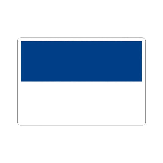 Flag of the Belize Peoples United Party (Belize) STICKER Vinyl Kiss-Cut Decal 2 Inch White - The Sticker Space