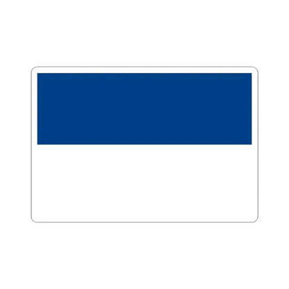 Flag of the Belize Peoples United Party (Belize) STICKER Vinyl Kiss-Cut Decal 3 Inch White - The Sticker Space