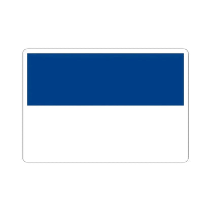 Flag of the Belize Peoples United Party (Belize) STICKER Vinyl Kiss-Cut Decal 4 Inch White - The Sticker Space