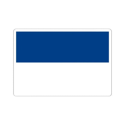 Flag of the Belize Peoples United Party (Belize) STICKER Vinyl Kiss-Cut Decal 6 Inch White - The Sticker Space