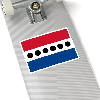 Flag of the Belize United Democratic Party (Belize) STICKER Vinyl Kiss-Cut Decal - The Sticker Space