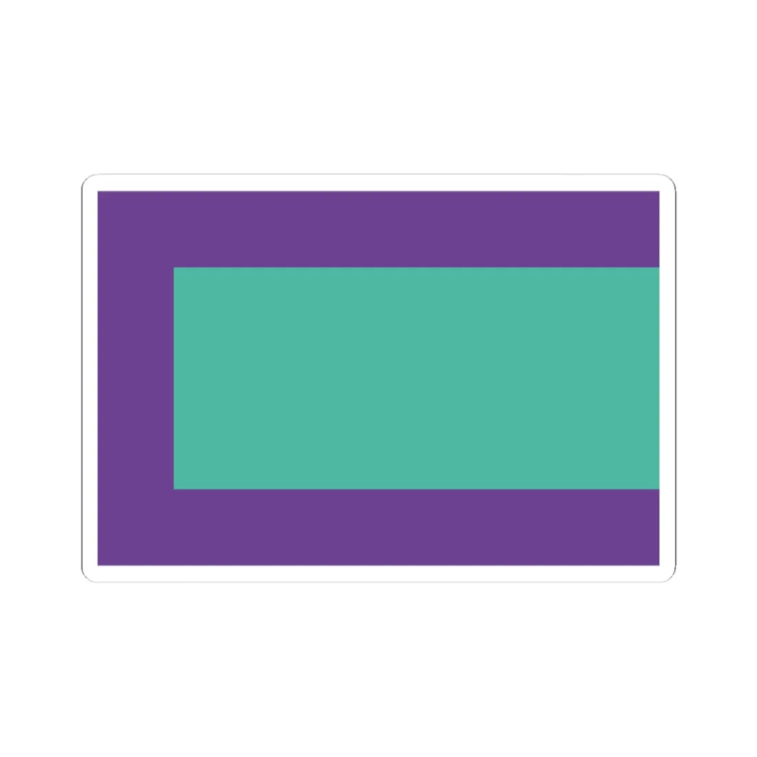 Flag of the Bengkalis Regency (Indonesia) STICKER Vinyl Kiss-Cut Decal 4 Inch White - The Sticker Space