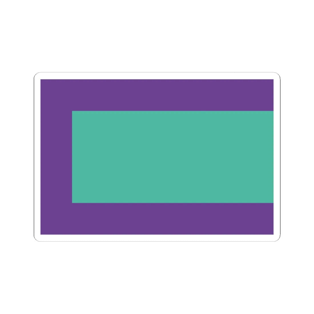 Flag of the Bengkalis Regency (Indonesia) STICKER Vinyl Kiss-Cut Decal 6 Inch White - The Sticker Space