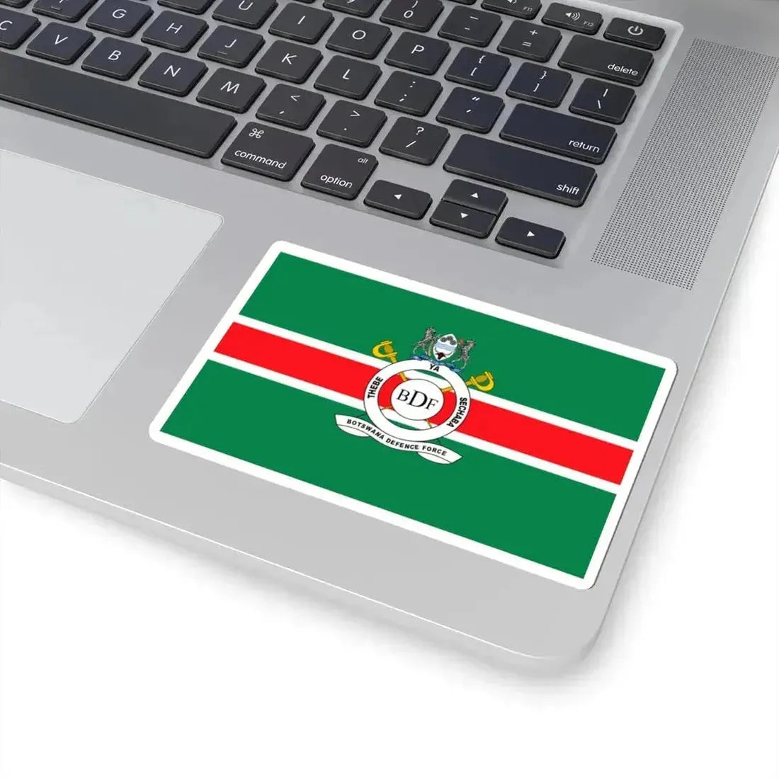 Flag of the Botswana Defence Force (Botswana) STICKER Vinyl Kiss-Cut Decal - The Sticker Space