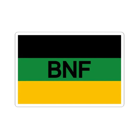 Flag of the Botswana National Front (Botswana) STICKER Vinyl Kiss-Cut Decal 2 Inch White - The Sticker Space