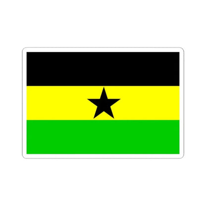Flag of the Botswana Peoples Party (Botswana) STICKER Vinyl Kiss-Cut Decal 2 Inch White - The Sticker Space