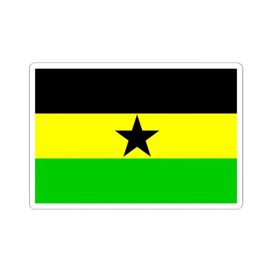 Flag of the Botswana Peoples Party (Botswana) STICKER Vinyl Kiss-Cut Decal 2 Inch White - The Sticker Space