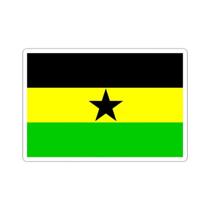 Flag of the Botswana Peoples Party (Botswana) STICKER Vinyl Kiss-Cut Decal 3 Inch White - The Sticker Space