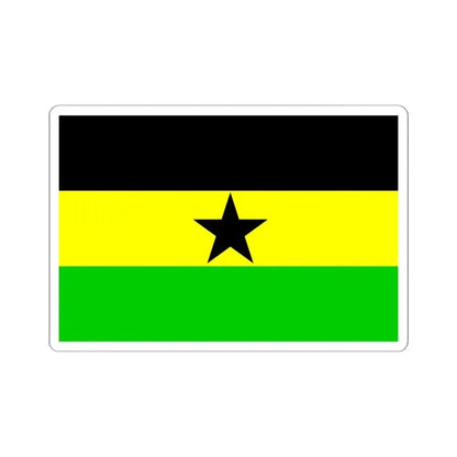 Flag of the Botswana Peoples Party (Botswana) STICKER Vinyl Kiss-Cut Decal 6 Inch White - The Sticker Space