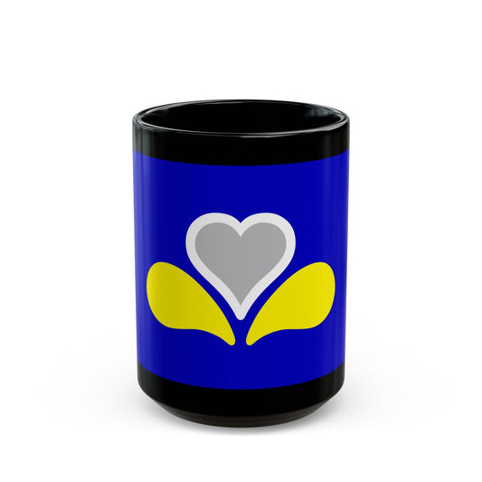 Flag of the Brussels Capital Region 2 Belgium - Black Coffee Mug-15oz-The Sticker Space