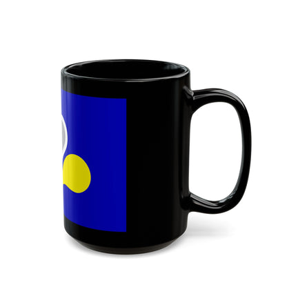 Flag of the Brussels Capital Region 2 Belgium - Black Coffee Mug-The Sticker Space