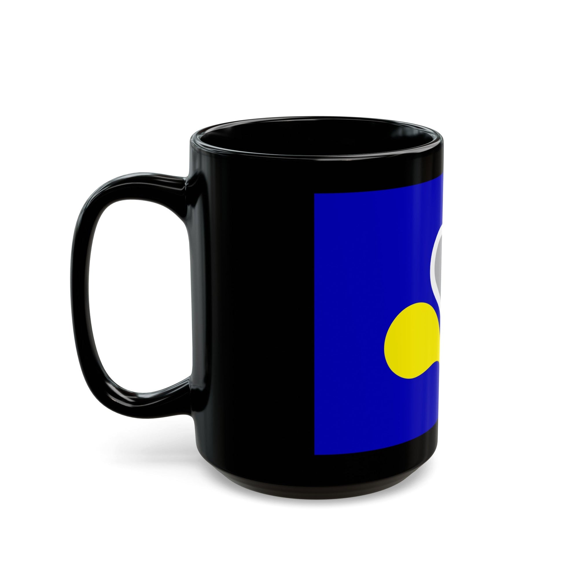 Flag of the Brussels Capital Region 2 Belgium - Black Coffee Mug-The Sticker Space