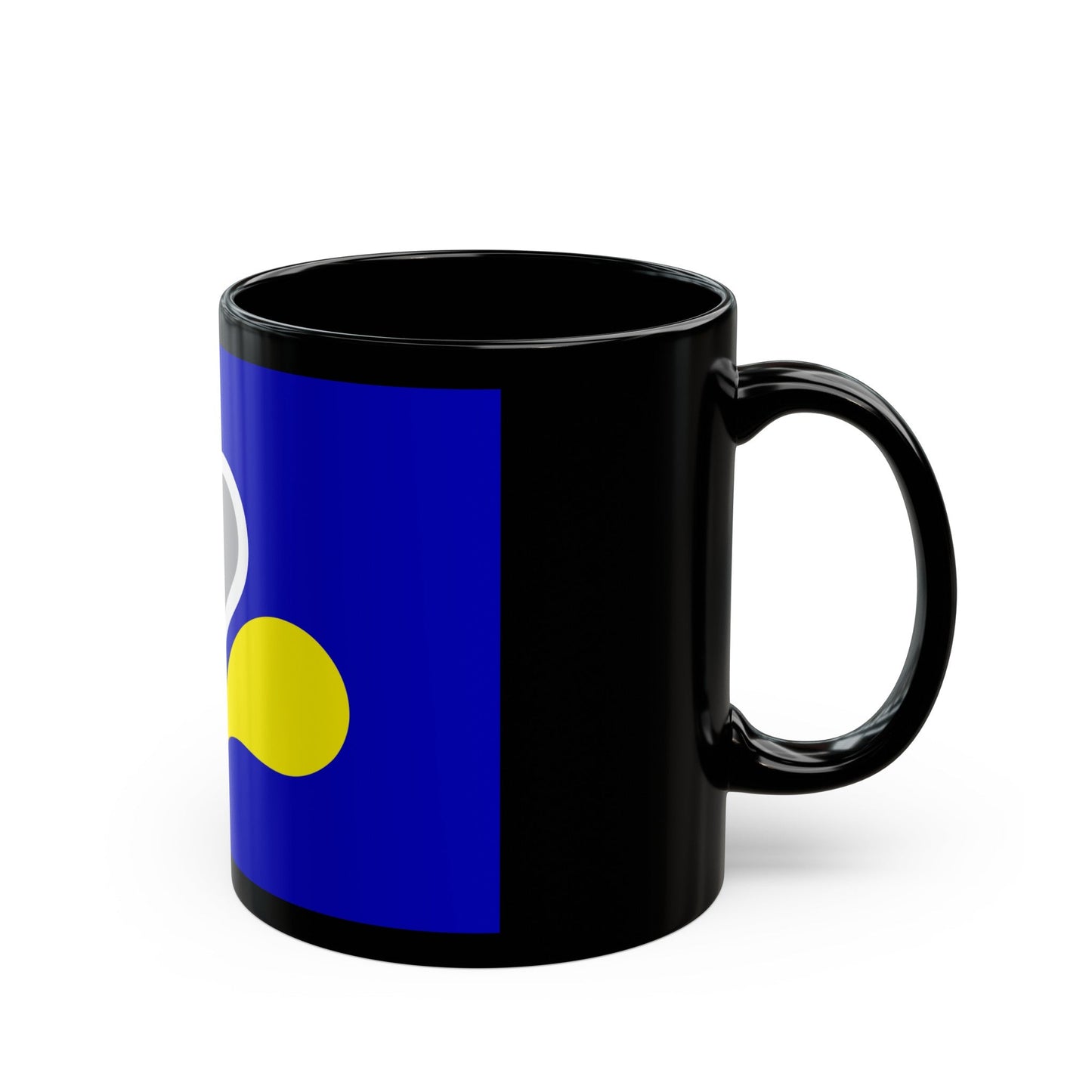 Flag of the Brussels Capital Region 2 Belgium - Black Coffee Mug-The Sticker Space