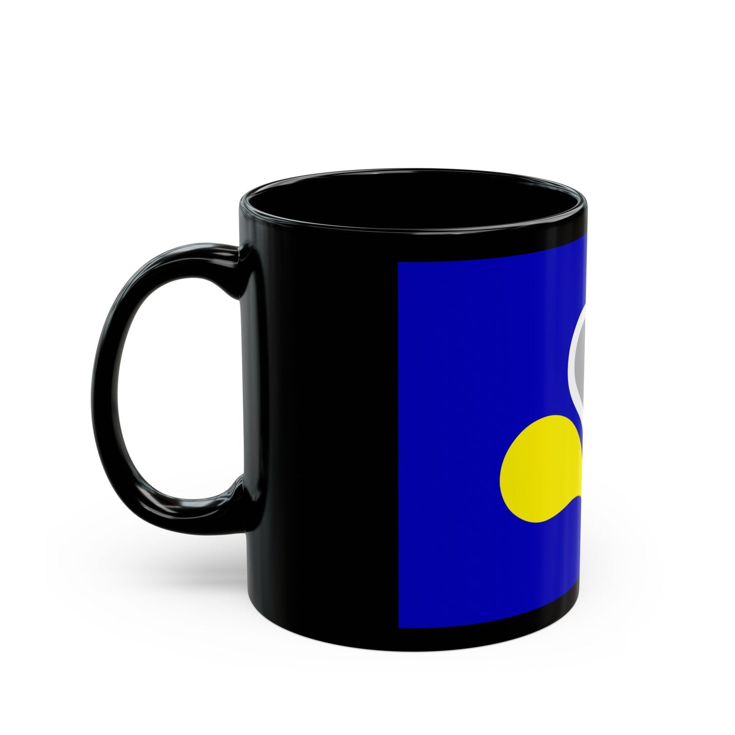 Flag of the Brussels Capital Region 2 Belgium - Black Coffee Mug-The Sticker Space