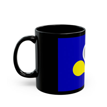 Flag of the Brussels Capital Region 2 Belgium - Black Coffee Mug-The Sticker Space