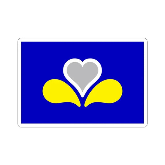 Flag of the Brussels Capital Region 2 Belgium STICKER Vinyl Die-Cut Decal 2 Inch - The Sticker Space
