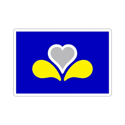 Flag of the Brussels Capital Region 2 Belgium STICKER Vinyl Die-Cut Decal 3 Inch - The Sticker Space