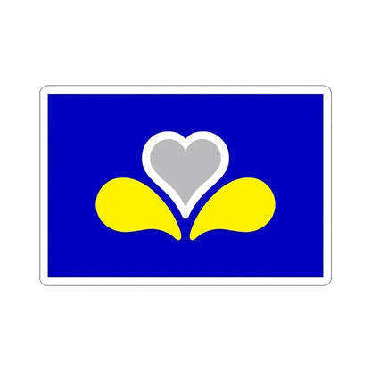 Flag of the Brussels Capital Region 2 Belgium STICKER Vinyl Die-Cut Decal 4 Inch - The Sticker Space