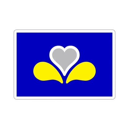 Flag of the Brussels Capital Region 2 Belgium STICKER Vinyl Die-Cut Decal 4 Inch - The Sticker Space
